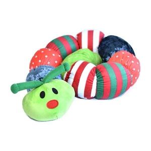 Patchwork Pet Holiday Ornaments Caterpillar Dog Toy - 43” - New in Package